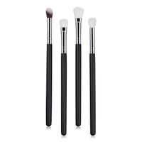 Wholesale Hot Sale black good quality set wooden handle Makeup Brushes Set for eye Multifunction Brushes