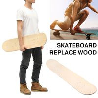 Wholesale Blank Skateboard Decks Double Skate Decks DIY Wood Inch Layer Maple Exercises Outdoor Double Concave Deck for Longboard