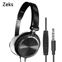 Wholesale 3 mm jack Wired Computer Headset with Microphone Heavy Bass Game Karaoke Voice Headset