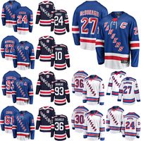 Wholesale New York Rangers Ice Hockey Jerseys Kaapo Kakko Jersey Artemi Panarin Ryan McDonagh Mika Zibanejad Mats Zuccarello Stitched