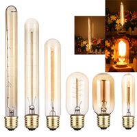 Wholesale Retro Edison led light bulbs E27 W V V T45 T10 T185 T225 T300 Ampoule Light Bulb Incandescent Lights Filament K