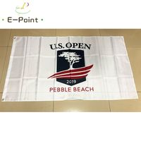 Wholesale US OPEN Pebble Beach Flag ft cm cm Polyester flag Banner decoration flying home garden flag Festive gifts