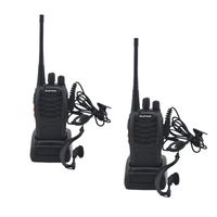 Wholesale Hot BAOFENG BF S Walkie talkie UHF Two way radio baofeng s UHF MHz CH Portable Transceiver with Earpiece