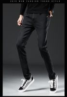 Wholesale 2021 Autumn New Mens Designer Patches Ripped Slim Fit jeans embroidery men straight Business Famous classic Casual Trousers