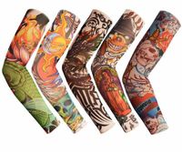Tatouage Manches Fleur Bras Manches De Tatouage Designs Corps Bras Bas Tatouage Pour Cool Hommes Femmes D été Riding Sport Sun Preuve Manches à La