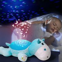 LED KInder Baby Nachtlicht Schlaflampe Projektorlampe Musik Notlicht Beleuchtung