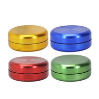 Wholesale Portable Dry Herb Tobacco Smoking Storage Box Stash Case Sealed Silicone Ring Container Holder Cigarette Grinder Spice Miller Jar Tool DHL