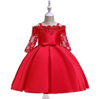 Wholesale 2019 Baby Lace Princess Tutu Girl Wedding Flower Girl Dress Toddler Winter Clothes Christmas Dress Girl Summer Dress