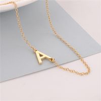 Wholesale Unique Personalized Sideways Letter Necklace Tiny Initial Necklace Couples Necklace Gift For Her Gift Idea