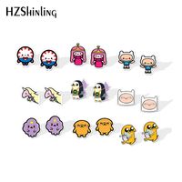 Set of 1 Adventure Time Acrylic Keychain Finn The Human Jake The Dog