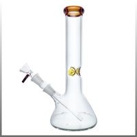 Wholesale 10 inches Smoking Glass Bongs Waterpipe Bubbler mm Glass Bowl With Handle Scientific Glass Bongs High Quality