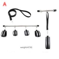 Wholesale Stainless Steel Spreader Bar for Leg Spread Expandable Adjustable with Bdsm Bondage Handcuffs Adult Games Sex Toys for Couples