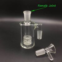 Wholesale Glass Ash Catchers mm mm Degrees With mm Glass Bowls mm Ashcatcher Tire Percolator For J Hook Adapters Glass Bongs Oil Rigs