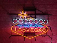 New Star Neon Sign Factory 24x20 Inches Real Glass Neon Sign Light For Beer Bar Pub Garage Room Welcome To Las Vegas