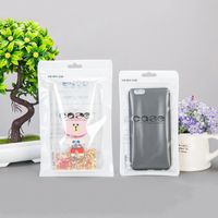 Wholesale Plastic zipper Bag Cell Phone Accessories Mobile Phone Case Cover Package Package Bag For iPhone S Plus