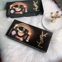 Brand Makeup Maquillage Matte Rouge A Levre Lipstick Perfume 30ml Air Cushion Foundation 4pcs In 1 Set