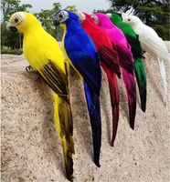 figur // 35cm garten hof ornament simulation vogel feder papagei miniatur tier