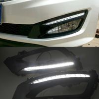Wholesale 1 Pair DRL Daytime Running Lights Fog head Lamp cover car styling For KIA Optima K5