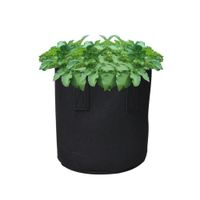 Wholesale Fabric Plant Growing Bag for Vegetables Tree Planting Bag Durable Green Nursery Seedling Bag Nutrition Grow Flower Pot Thickened