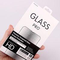 Wholesale Laser colored border empty Retail Package Box Pack Tempered Glass H Screen Protector for iphone X XS MAX XR Plus Huawei OPPO