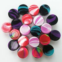 Wholesale Hot Sale Silicone Wax Container ml ml Nonstick Oil Holder Box Colorful Food Grade Jars Dab Tool Storage Colorful DHL