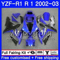 Wholesale Bodys For YAMAHA YZF R YZF YZF YZFR1 Bodywork HM black YZF R1 YZF1000 Stock blue YZF R1 Fairing Frame