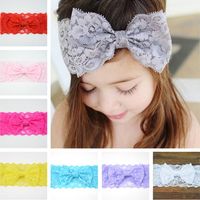 Wholesale Children Headband Newborn Infant Hair Band fashion hair bows for kids baby girl beautiful wide Hair Accessories colors LXL18Q