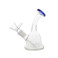Wholesale price glass water pipe HOOKAH samll oil rigs small misi bong with mm male funnel bowl
