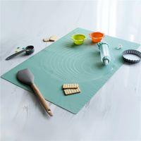 Wholesale Silicone Baking Mat with Scale Reference Lines in Non Stick Rolling Dough Pad Baking Supplies Cooking Tools JK2001