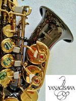 Wholesale Brand YANAGISAWA S Brand Curved soprano Saxophone BbTune music instrument Nickel Plated Golden key High quality With Mouthpiece Free