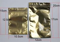 Wholesale 15 cm Golden silver Clear Frosted Plastic Poly Bags OPP Packing Zipper Packages PVC Retail Boxes for Phone Case usb cables earphone