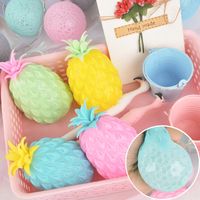 Wholesale Pineapple Shape Mesh Squishy Ball for Children Adults Stress Relive Toys Creature Novelty Fruit Hand Squeeze Toys High Quality Best Sale