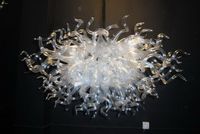 Wholesale Beautiful Clear Chihuly Glass Chandelier Art Lighting for Stair Villa Deco with Best Price and