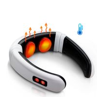 Wholesale Electric Neck Massager Pulse Back Modes Power Control Far Infrared Heating Pain Relief Tool Health Care Relaxation Machine