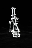 Wholesale Glass hookah carta or peak two kind recycler transparent electric base drill tower smoking accessories factory direct price concessions