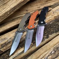Wholesale Samsend Pocket Knife Bearing system Satin Finish Hunting Folding Knives Multifuntion Tools
