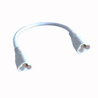 Wholesale Double End Pin cm Switch Male Male Male LED Tube Connector Cable Wire Extension Cords for Integrated LEDs Fluorescent Tubes Light White Color USALIGHT