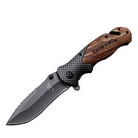 Wholesale browning X50 folding knife wooden handle pocket knife spot X50 X78 DA38 folding knife supply accept customization