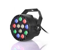 Wholesale mini LED Par light High Power RGBW UV Par Light With DMX512 Master Slave Led Flat DJ Equipments Controller
