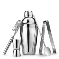 Wholesale 550ML Cocktail Shaker Mixer Stainless Steel Wine Martini Boston Shaker For Bartender Drink Party Bar Tools