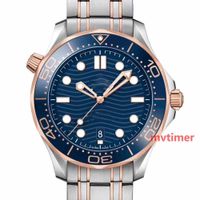 Wholesale Rubber Strap Rose Gold Designer Watch Stainless Steel Men Automatic Luxury Mens WristWatches Professional Diver M Master NATO Watches