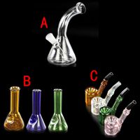 Wholesale 3 different Smoking Glass Hand Pipes Cheap Pyrex Glass Tobacco Spoon Pipes Mini Small Bowl Pipe Smoking Pieces easy to Carry