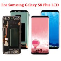 Wholesale Original LCD For Samsung Galaxy S8 plus Lcd Display With Burn Shadow With Touch Screen Digitize