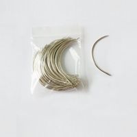 Wholesale C Style curved needles for hair weft hair weaving needles weave machine sewing needle length cm