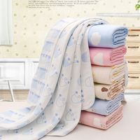 Wholesale Baby Bath Towel layer Cotton Gauze Muslin Children Blankets Bedding Infant Newborn Swaddle Kids Cotton Wrap Quilt cm high quality new