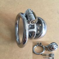 Wholesale Hand Polished Male Chastity Device Stainless Steel Chastity Belt Dildo Bondage Cock Chastity Penis Cage for Man