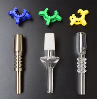 Wholesale 10mm mm mm Quartz Tip Titanium Tip for Mini NC Kits With Free Plastic Keck Clips Quartz Banger Nail Titanium Nail