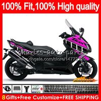 Wholesale Injection For YAMAHA TMAX XP MAX T MAX500 black rose NO TMAX500 MAX TMAX T MAX500 Fairing