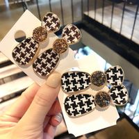 Wholesale 60pcs DIY Simple Multi Alloy Grid Crystal Bowknot Side Hair Clips Drill Hair Claws Hair Styling Tools Accessories HA1497