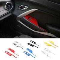 Wholesale Car Door Window Lift Button Armrest Switch Panel Cover Trim ABS Decoration Strip For Chevrolet Camaro Auto Interior Accessories